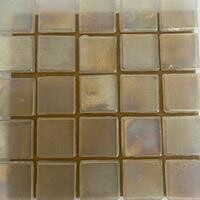 Glass tile, 15mm: Silver Shimmer