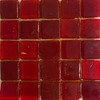 Glass tile, 15mm: Radiant Red