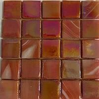 Glass tile, 15mm: Strawberries and Cream