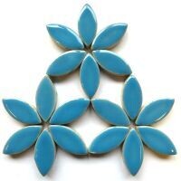Ceramic Petals XL: Thalo blue