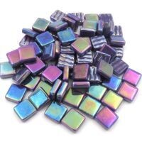 Glass tile, 12mm: Royal Purple Iridised