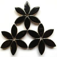 Ceramic Petals XL: Black