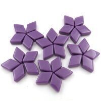 Glass shapes: Magenta Diamonds