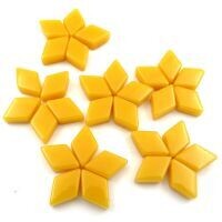 Glass shapes: Golden Yellow Diamonds
