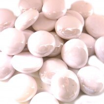 Glass Nuggets: Pastel Pink Marble