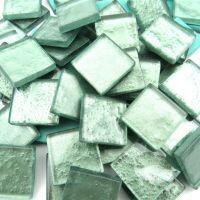 20mm Glass tile: Gooseberry (pale green)