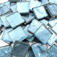 20mm Glass tile: Tealberry (soft teal)