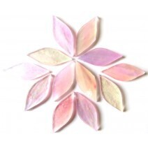 Stained Glass Petals: Rosebud Small (iridised)