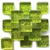 Glitter Glass: 10mm Mini Sour Lime