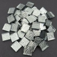 15mm Mirror tile, textured lead