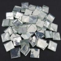 15mm Mirror tile, flat platinum