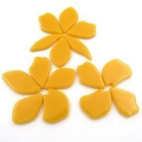 Glass shapes, Fallen Petals: Golden