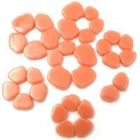 Glass petal, Sakura Blossom, Apricot