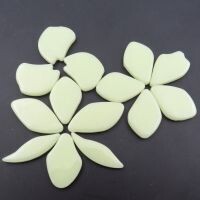 Glass shapes, Fallen Petals: Yellow Pollen