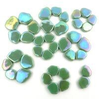 Glass petal, Sakura Blossom, Meadow Green Pearl