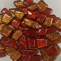 Glitter Glass: Fire mix