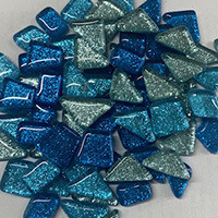 Glitter Glass: Ocean mix