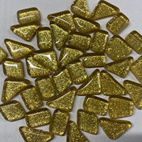 Glitter Glass: Pale Gold