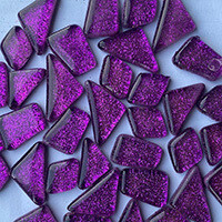Glitter Glass: Purple