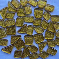 Glitter Glass: Bright Gold