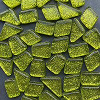 Glitter Glass: Lime