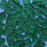 Glitter Glass: Green