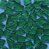 Glitter Glass: Green