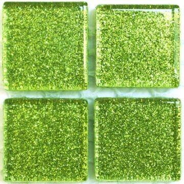 20mm: glitter glass, lime