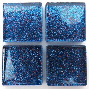 20mm: glitter glass, Blueberry