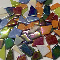 Glass Snippets: Iridised Mix