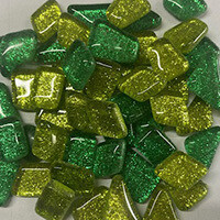 Glitter Glass: Lemon Lime mix