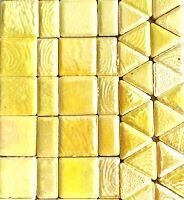 Ceramic Geometrics: Iridised lemon