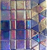 Ceramic Geometrics: Iridised Royal blue