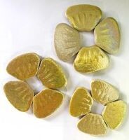 Iridised ceramic petals, lemon