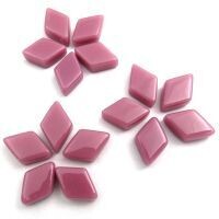 Glass shapes: Cerise Diamonds