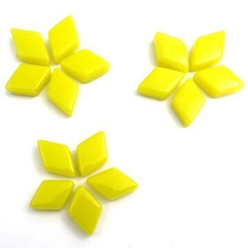 Glass shapes: Acid Yellow Diamonds