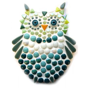 Small Owl - teal