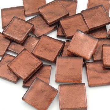 20mm Glass tile: Cocoaberry