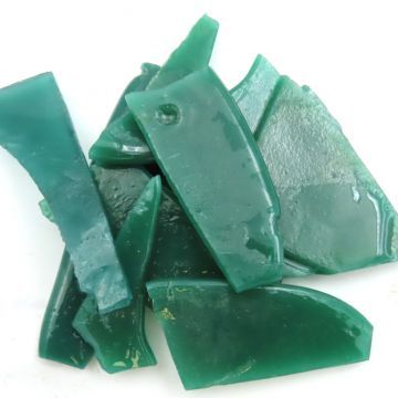 Smalti: Teal Feather (offcuts)