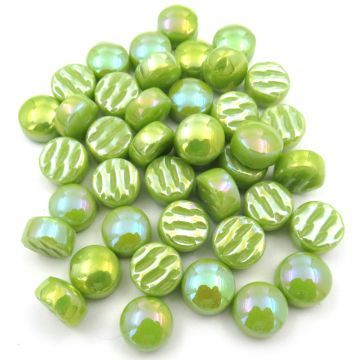 Optic Drops: Pearlised Acid Green