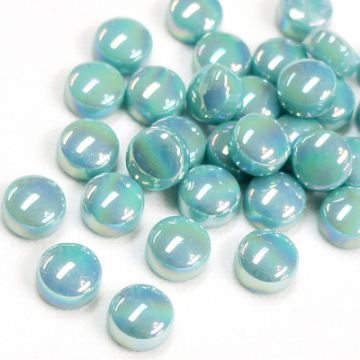 Optic Drops:  Pearlised Pale Teal