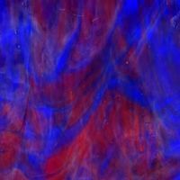 Stained Glass Sheet: Mystic, red, violet, blue