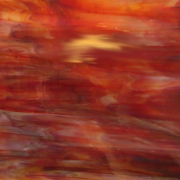 Stained Glass Sheet: Rich Ruby Marble