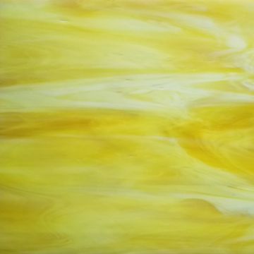 Stained Glass Sheet: Yellow Streaky
