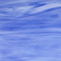 Stained Glass Sheet:  Mid Blue Streaky