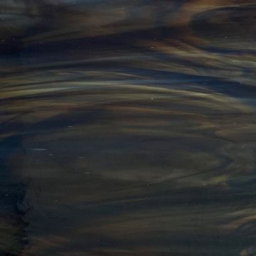 Stained Glass Sheet: Deep Brown Marble