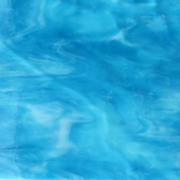 Stained Glass Sheet: Turquoise Marble