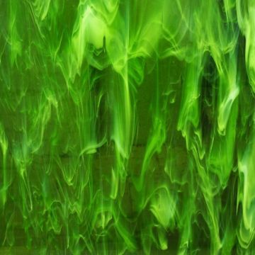 Glass Spectrum Moss Green Wispy