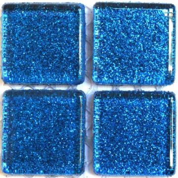 20mm: glitter glass, Galaxy Blue