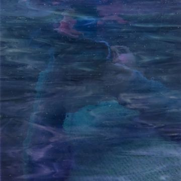 Stained Glass Sheet: Midnight Pearl iridsed